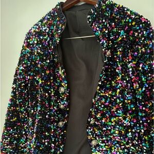 Sequin jacket